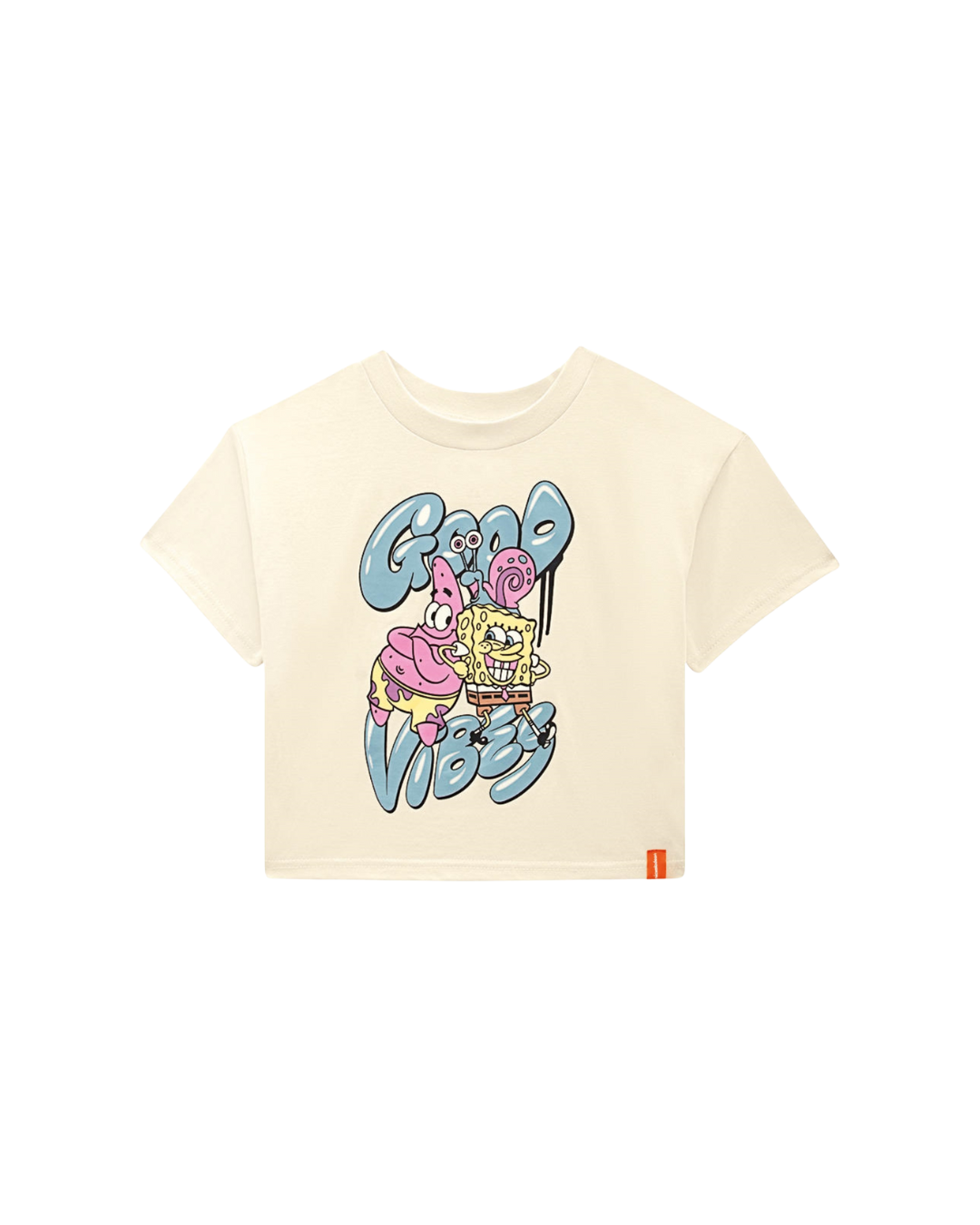 Blusa Cropped Infantil Menina Bob Esponja Em Algodão Malwee Kids