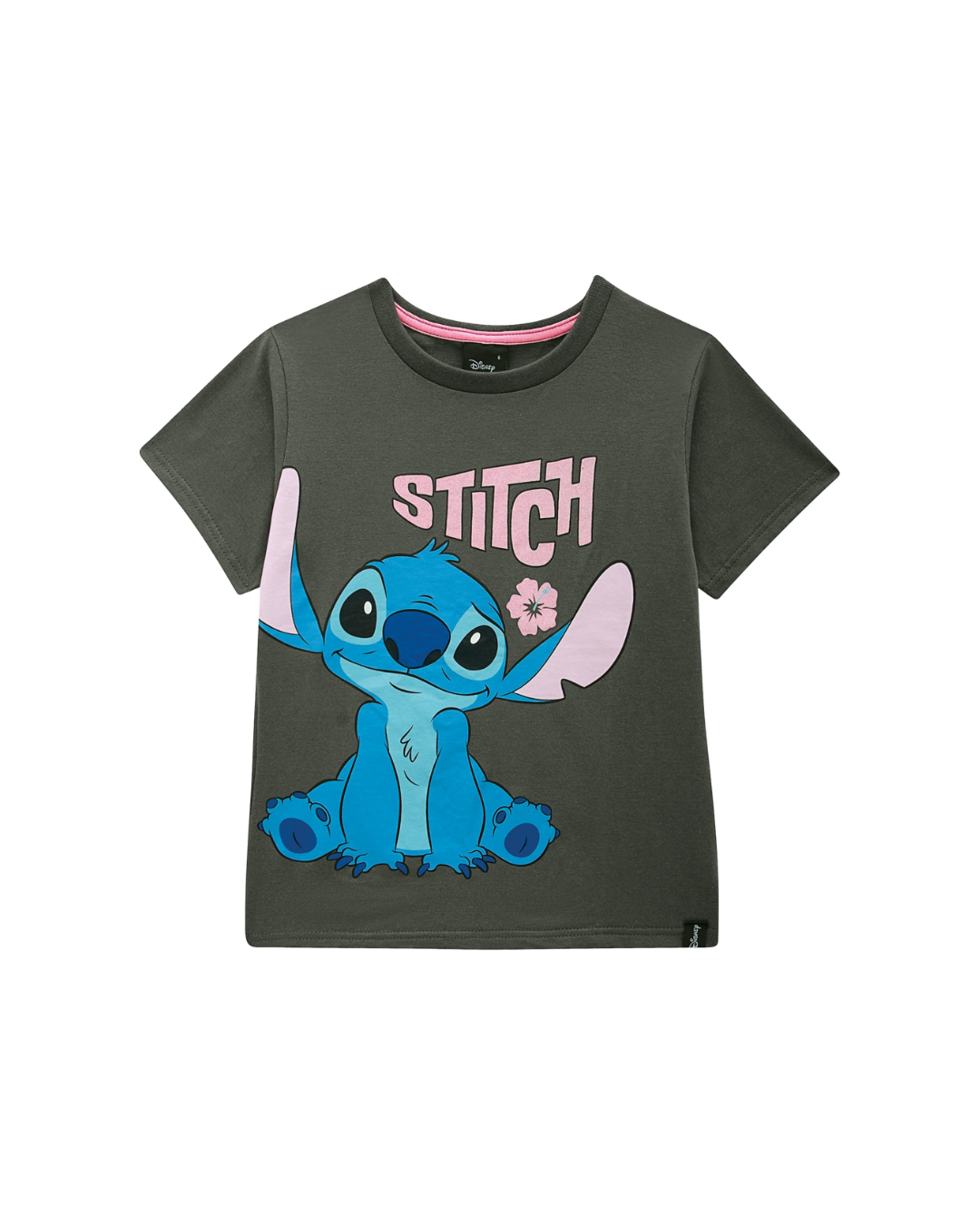 Camiseta Infantil Menina Stitch Disney Em Algodão Malwee Kids