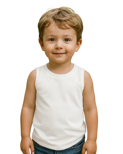 Regata Infantil Menino Gola Redonda Em Algodão Malwee Kids