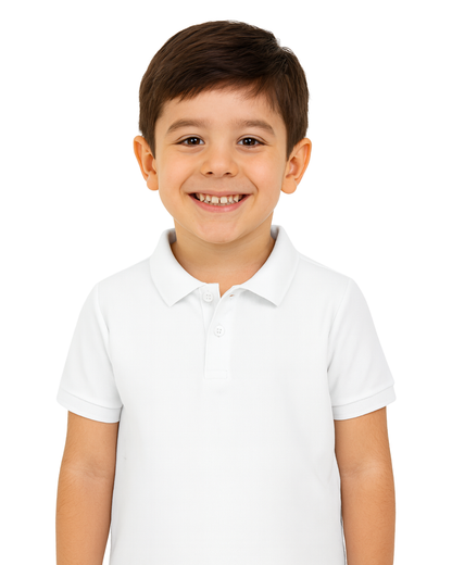 Camisa Polo Infantil Menino Peitilho Frontal Em Algodão Malwee Kids