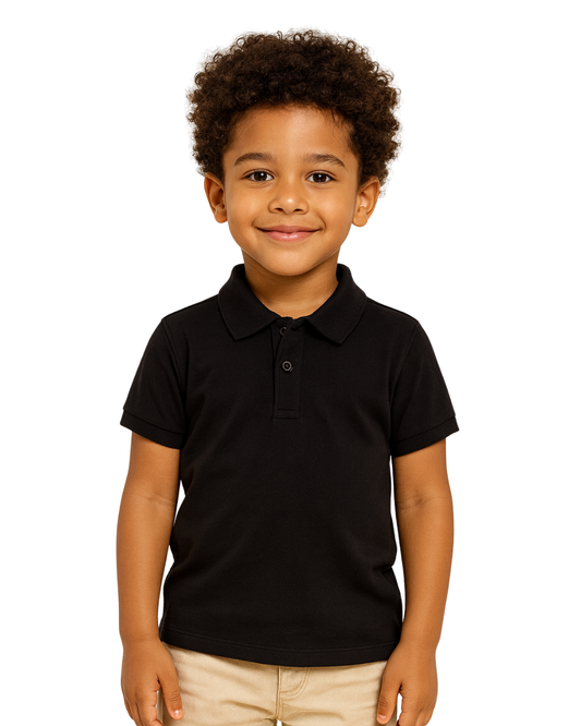 Camisa Polo Infantil Menino Peitilho Frontal Em Algodão Malwee Kids