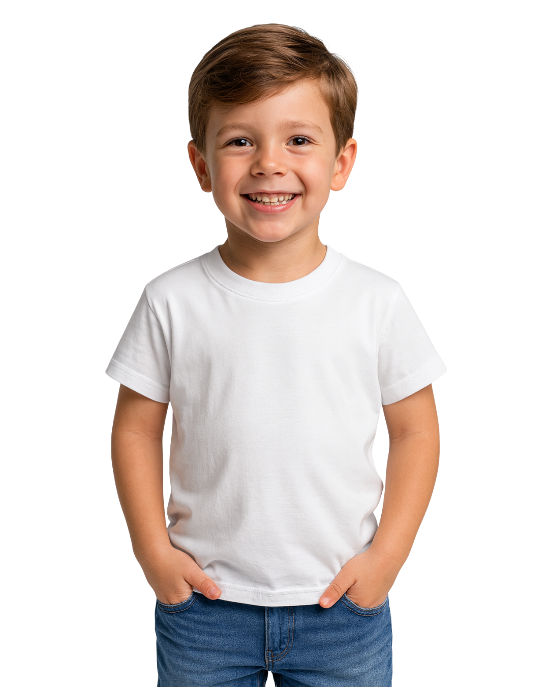 Camiseta Infantil Menino Gola Redonda Em Algodão Malwee Kids