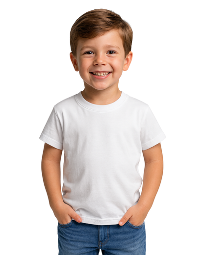 Camiseta Infantil Menino Gola Redonda Em Algodão Malwee Kids