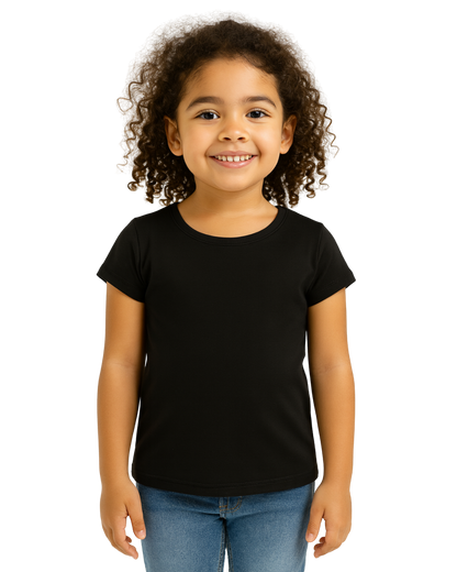 Blusa Infantil Menina Decote Redondo Em Algodão Malwee Kids