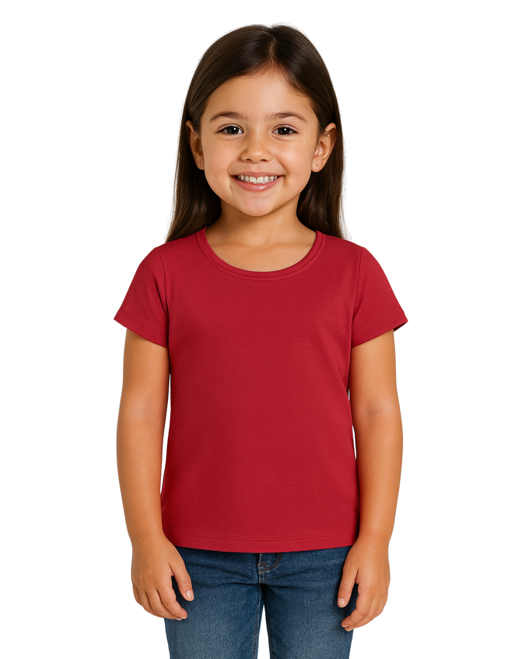 Blusa Infantil Menina Decote Redondo Em Algodão Malwee Kids