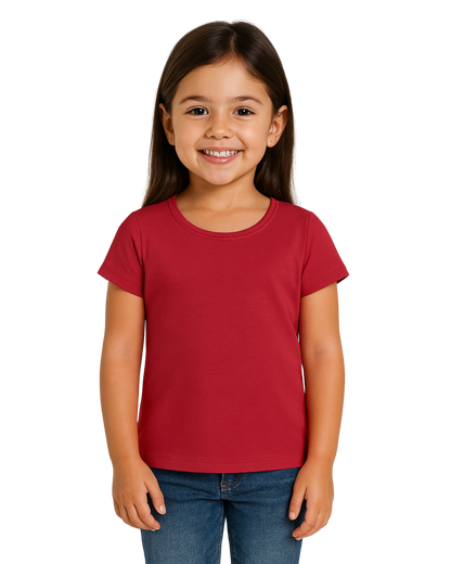 Blusa Infantil Menina Decote Redondo Em Algodão Malwee Kids