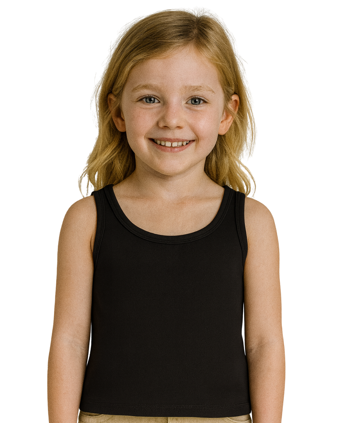 Regata Infantil Menina Alça Média Em Algodão Malwee Kids