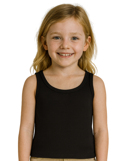 Regata Infantil Menina Alça Média Em Algodão Malwee Kids