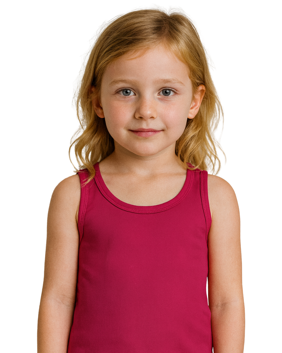 Regata Infantil Menina Alça Média Em Algodão Malwee Kids