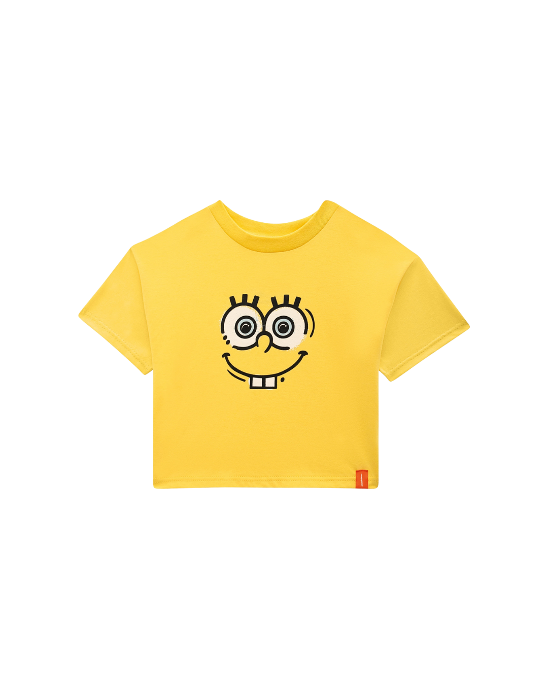 Blusa Cropped Infantil Menina Bob Esponja Em Algodão Malwee Kids