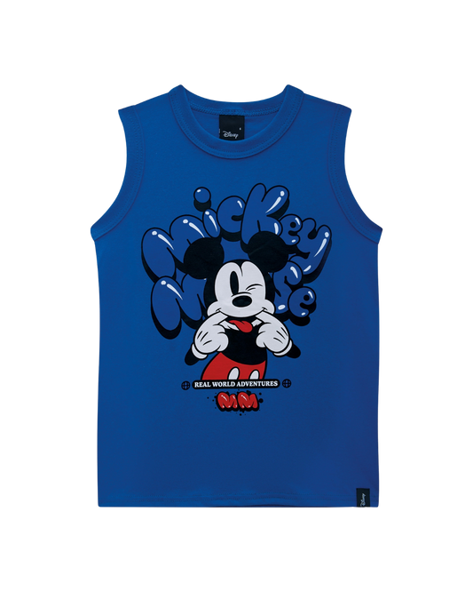 Regata Infantil Menino Mickey Mouse Disney Em Algodão Malwee Kids