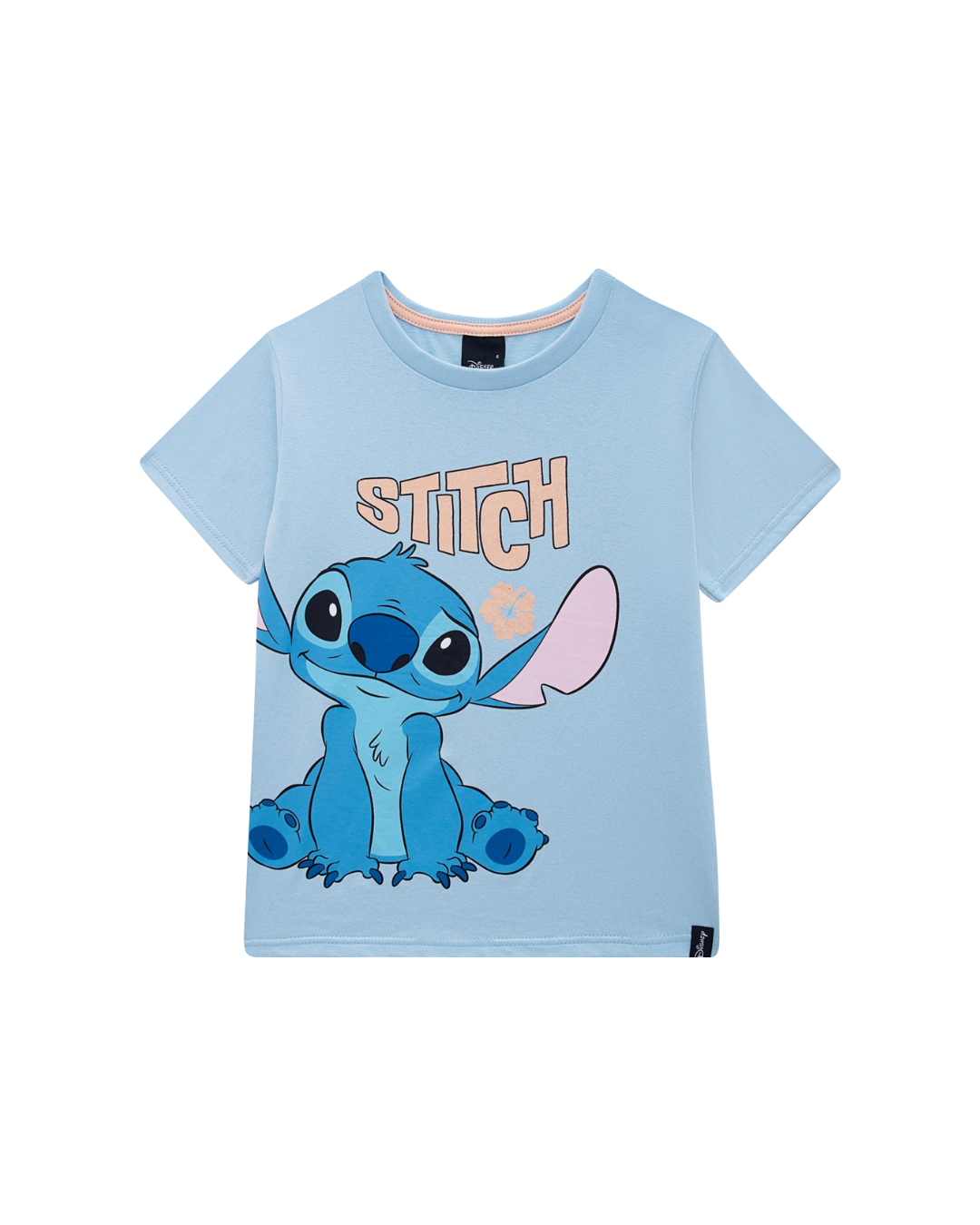 Camiseta Infantil Menina Stitch Disney Em Algodão Malwee Kids