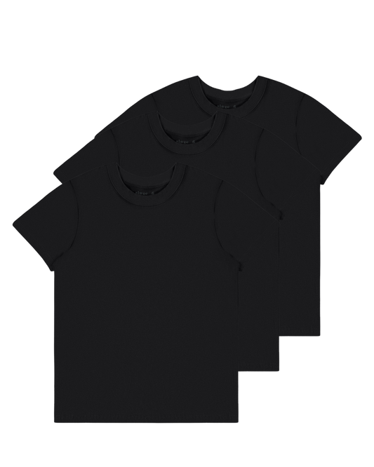 Kit - Camiseta Infantil Menino Gola Redonda Em Algodão Malwee Kids