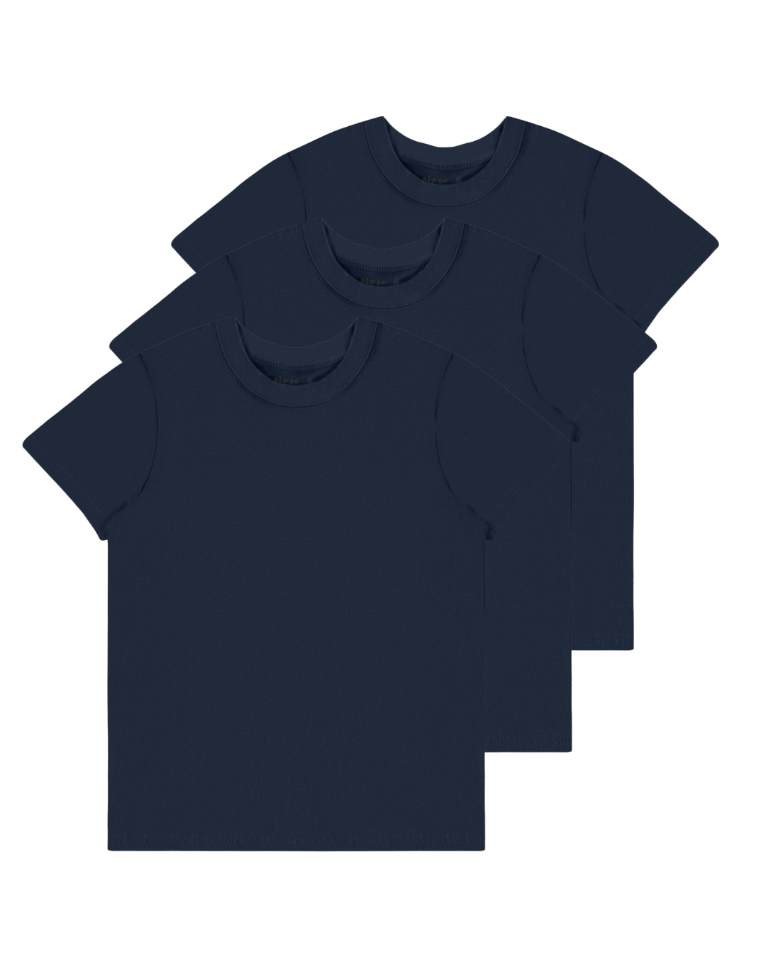 Kit - Camiseta Infantil Menino Gola Redonda Em Algodão Malwee Kids