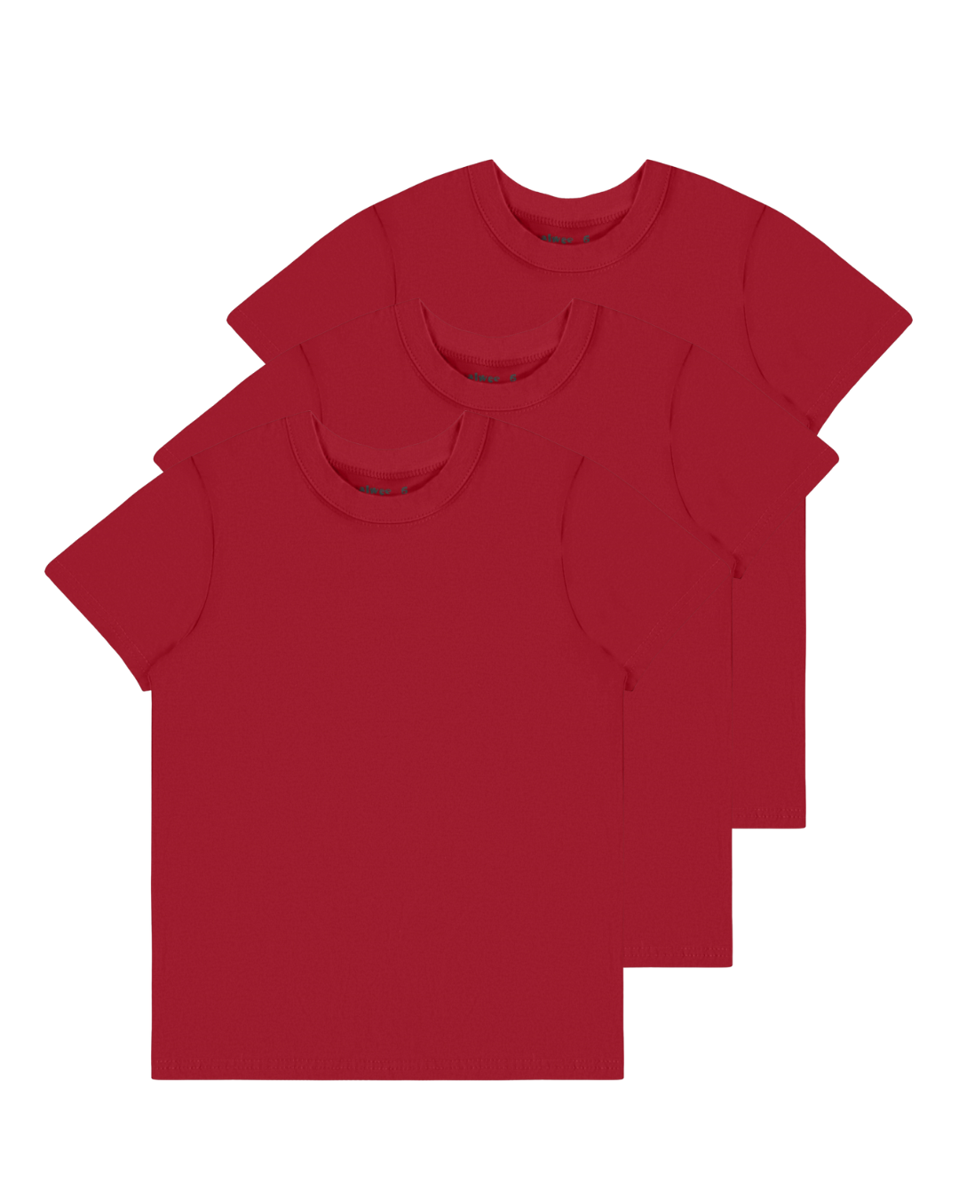 Kit - Camiseta Infantil Menino Gola Redonda Em Algodão Malwee Kids