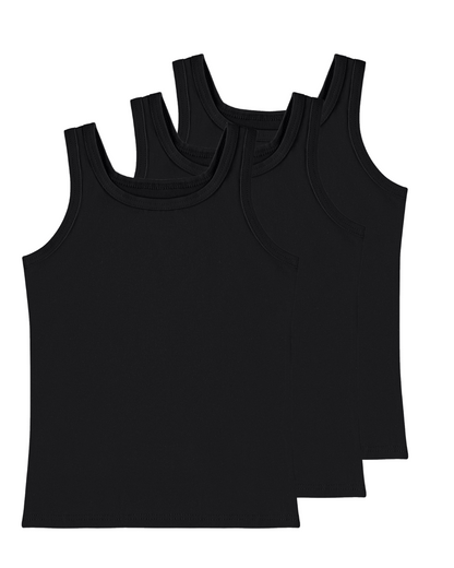 Kit - Regata Infantil Menina Alça Média Em Algodão Malwee Kids