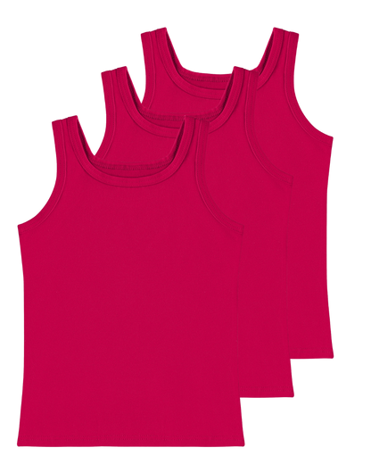 Kit - Regata Infantil Menina Alça Média Em Algodão Malwee Kids