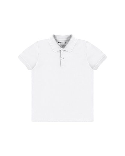 Camisa Polo Infantil Menino Peitilho Frontal Em Algodão Malwee Kids