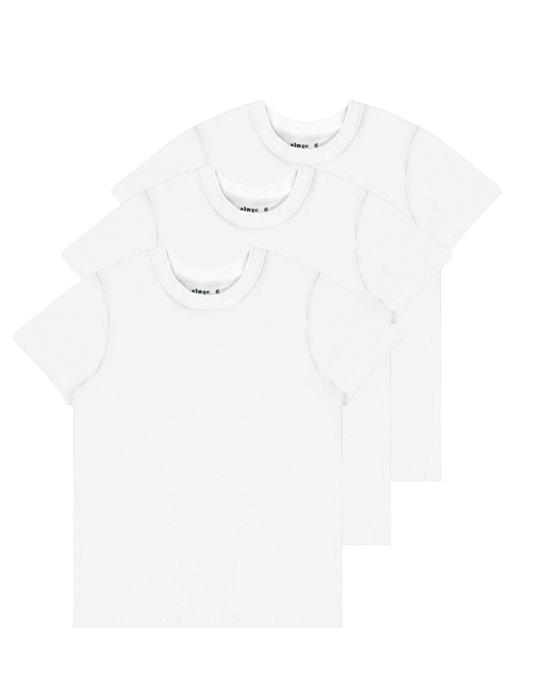 Kit - Camiseta Infantil Menino Gola Redonda Em Algodão Malwee Kids